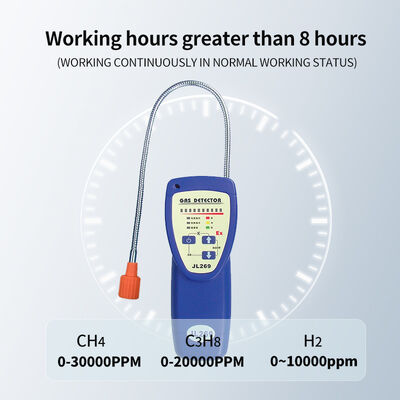 Waterproof 50ppm Gooseneck Gas LPG Detector 180mm×72mm×36mm