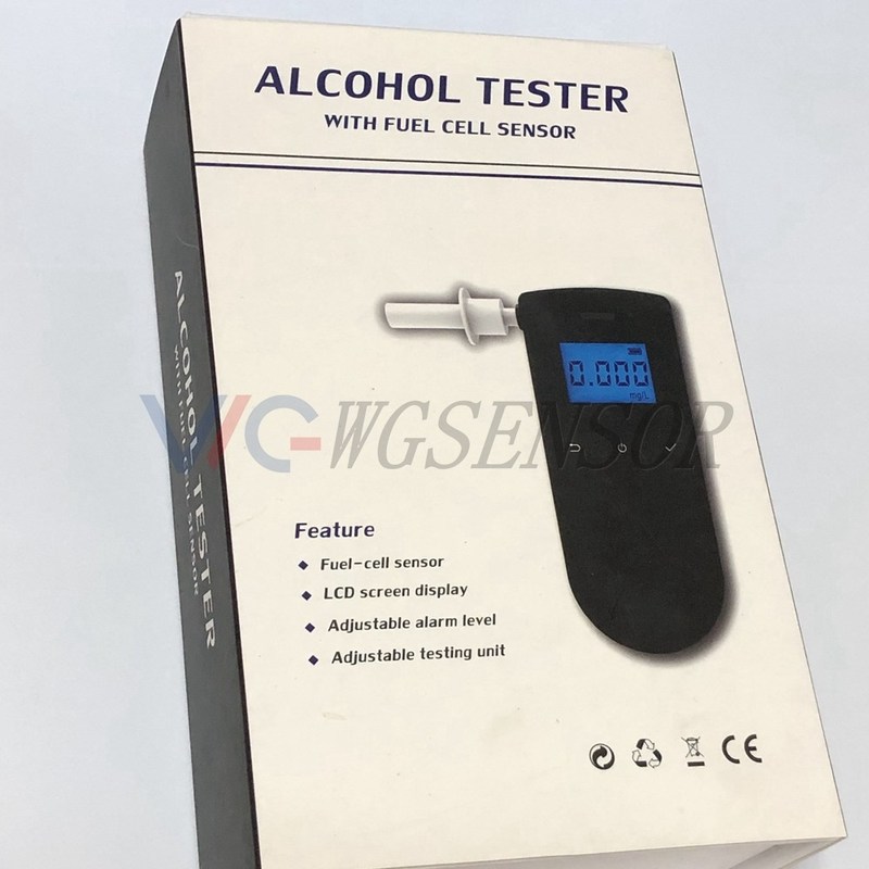 Poland OEM/ODM Handheld LCD Display Digital Fuel Cell Breathalyzer (WG8030)