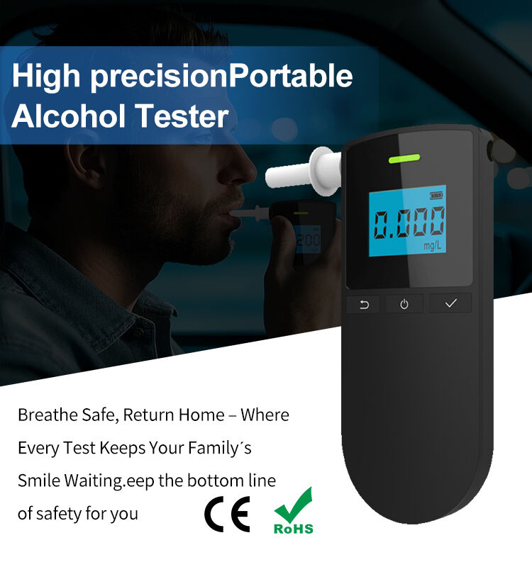 Portable Digital Breathalyzer Alcohol Tester Gas Analyzers Product Category